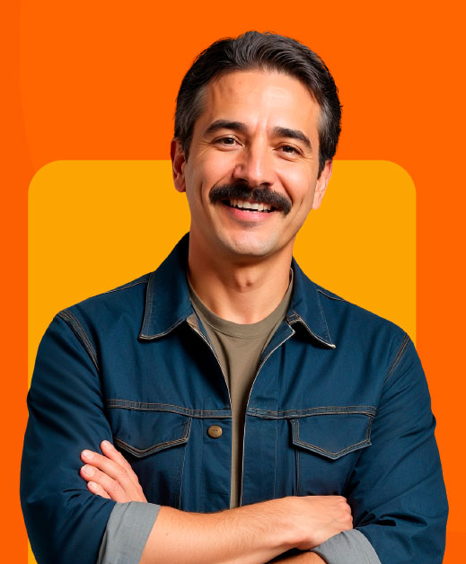 Ilustración corporativa de un profesional gestionando documentos de LLC y dinero.